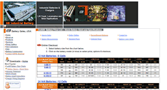 Desktop Screenshot of gbindustrialbattery.com